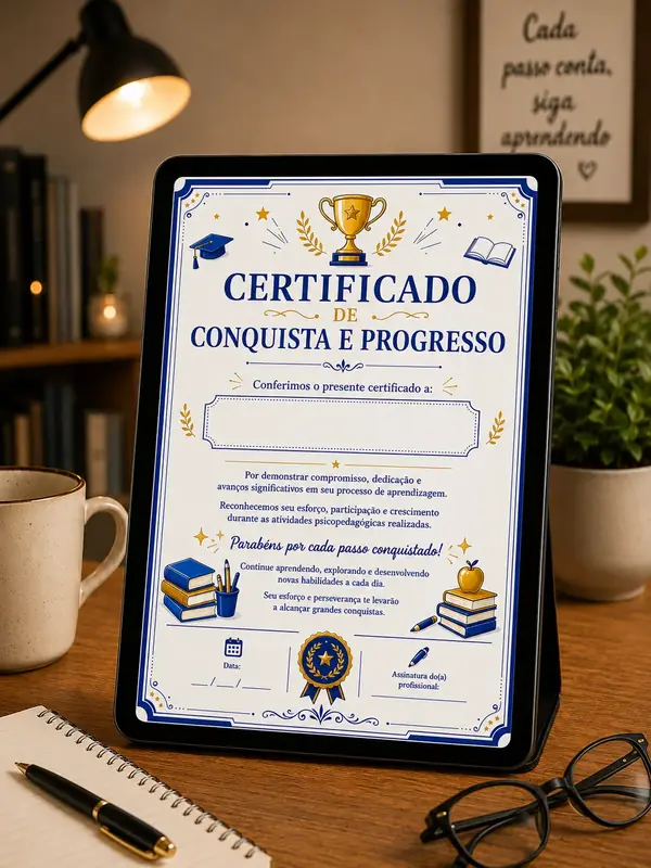 Certificado de Conquista e Progresso